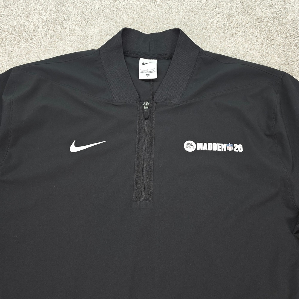 Nike EA Sports Madden 26 NFL Promo‎ Quarter Zip Short Sleeve Pullover Mens Large